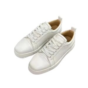 Christian Louboutin simple white sneakers