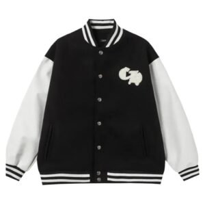 Chrome Hearts Baseball-style Black and White Jacket