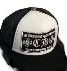 Chrome Hearts Classic Black and White Baseball Cap