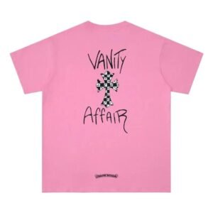 Chrome Hearts Cross Pink T-shirt
