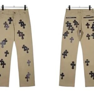 Chrome Hearts Cross Retro Khaki Pants