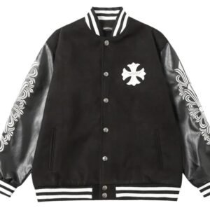 Chrome Hearts Cross Trendy Cool Black Jacket