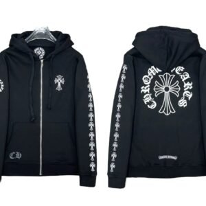 Chrome Hearts Cross Trendy Cool Black Sweatshirt