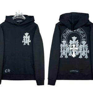 Chrome Hearts Cross Trendy Cool Black Sweatshirt