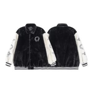 Chrome Hearts Dark Style Black and White Jacket