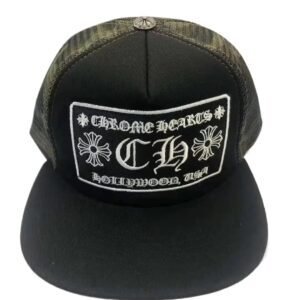 Chrome Hearts Dark Style Black Hat
