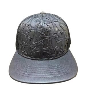 Chrome Hearts Dark Style Black Hat