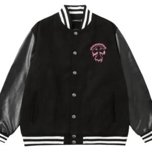 Chrome Hearts Dark Style Black Jacket