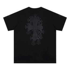 Chrome Hearts dark style short-sleeved shirt