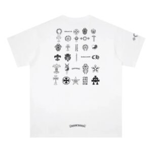 Chrome Hearts Dark Style White T-shirt