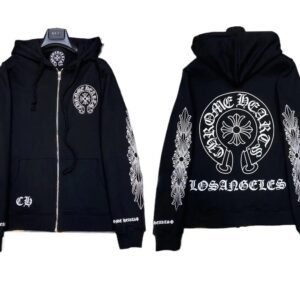 Chrome Hearts Dark Style Zipper Sweatshirt