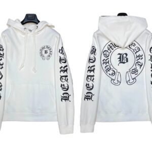 Chrome Hearts Gothic Style White Sweatshirt