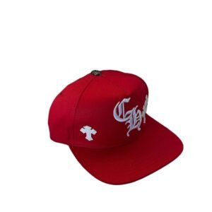 Chrome Hearts Red Trendy Baseball Cap