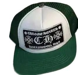 Chrome Hearts Retro Green and White Hat