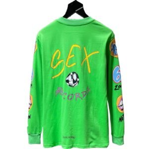 Chrome Hearts Trendy and Cool Style Green Long-sleeve Shirt