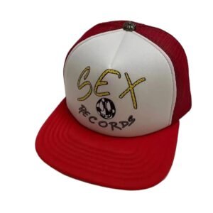 Chrome Hearts Trendy Cool Red and White Hat