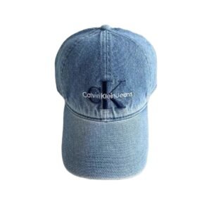 CK Jeans denim-style blue hat