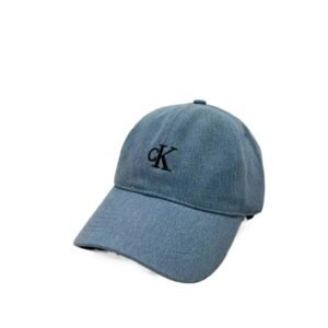 CK Simple Style Light Blue Baseball Cap