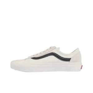 Classic black and white casual skate shoes of Vans