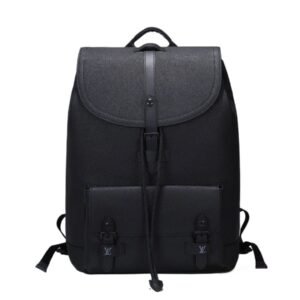 Classic black backpack of Louis Vuitton
