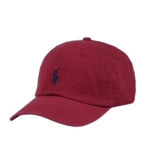 Classic casual style burgundy hat of Ralph Lauren