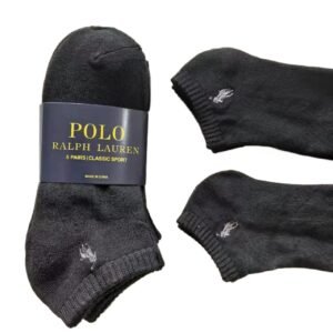 Classic Sport Black Socks of Ralph Lauren Polo