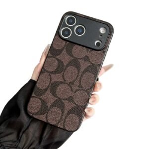Coach monogram retro style iPhone case