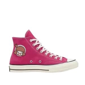 Converse cartoon trendy rose red shoes