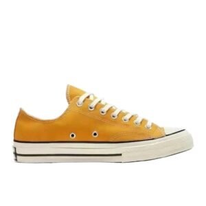 Converse low-top casual yellow canvas shoes