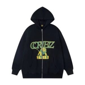 Corteiz 2018 Retro Style Black Sweatshirt