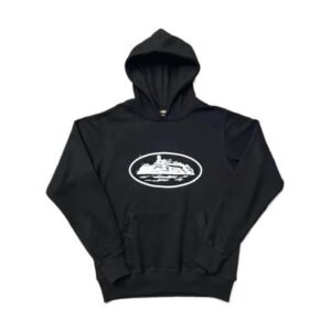 Corteiz black sweatshirt simple style