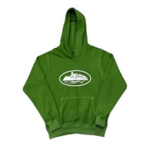 Corteiz green trendy brand hoodie