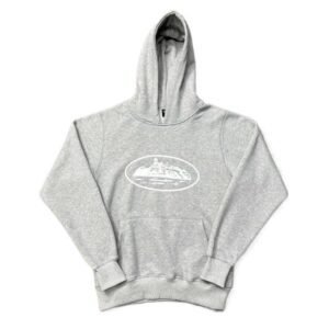 Corteiz grey minimalist style sweatshirt