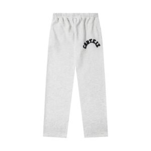 Corteiz minimalist light gray sweatpants