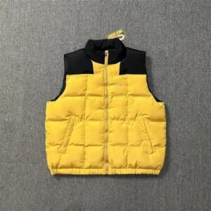 Corteiz patchwork trendy and cool yellow vest