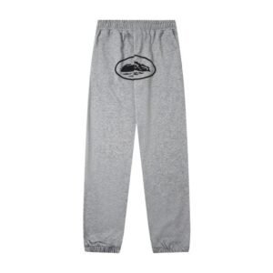 Corteiz Printed Casual Grey Pants