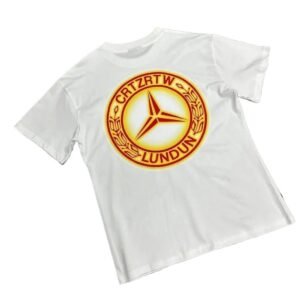 Corteiz Printed Retro-Style White T-shirt