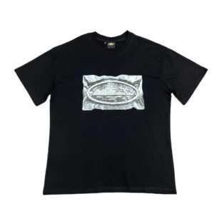 Corteiz retro-style black T-shirt