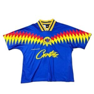 Corteiz retro-style blue jersey