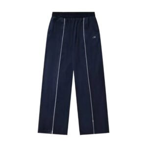 Corteiz simple style dark blue wide-leg pants