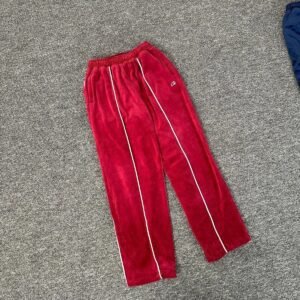 Corteiz sporty red trousers
