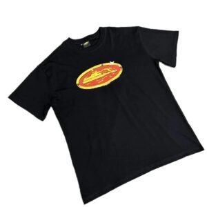 Corteiz trendy brand printed style black T-shirt