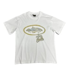 Corteiz trendy white T-shirt