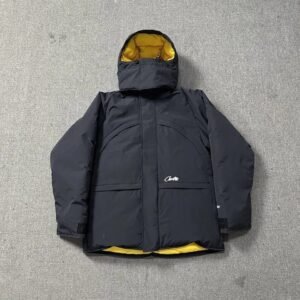 Corteiz windproof and warm black coat