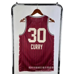 Curry No. 30 Burgundy Basketball Vest