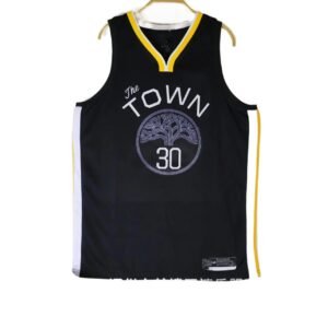 Curry No. 30 trendy brand black jersey