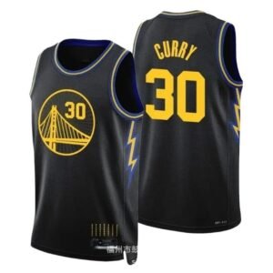 Curry's black gold basketball sports vest