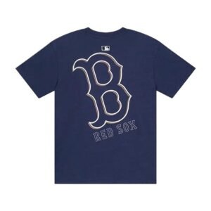 Dark blue short-sleeve of the MLB Red Sox team.