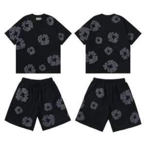 DENIM TEARS Black and Grey Retro Style Suit