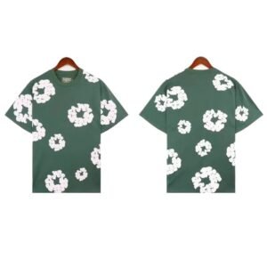 DENIM TEARS Floral Green Short-sleeve